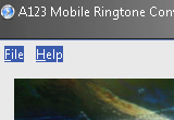 A123 Mobile Ringtone Converter 6.3 poster