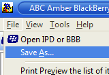 ABC Amber BlackBerry Converter 8.19 poster