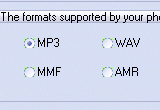 Aya MP3 WAV AMR MMF Mobile Ringtone Converter 1.6 poster