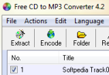 Free CD to MP3 Converter 4.8 Build 20140325 poster