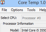 Core Temp 0.99.8.0 / 1.0 RC6 poster