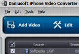Daniusoft iPhone Video Converter 2.3.4.0 poster