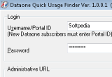 Dataone Quick Usage Finder 1.0.0.1 Beta / 0.7.0.0 poster