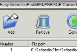 Easy Video to iPod/MP4/PSP/3GP Converter 1.5.20 poster