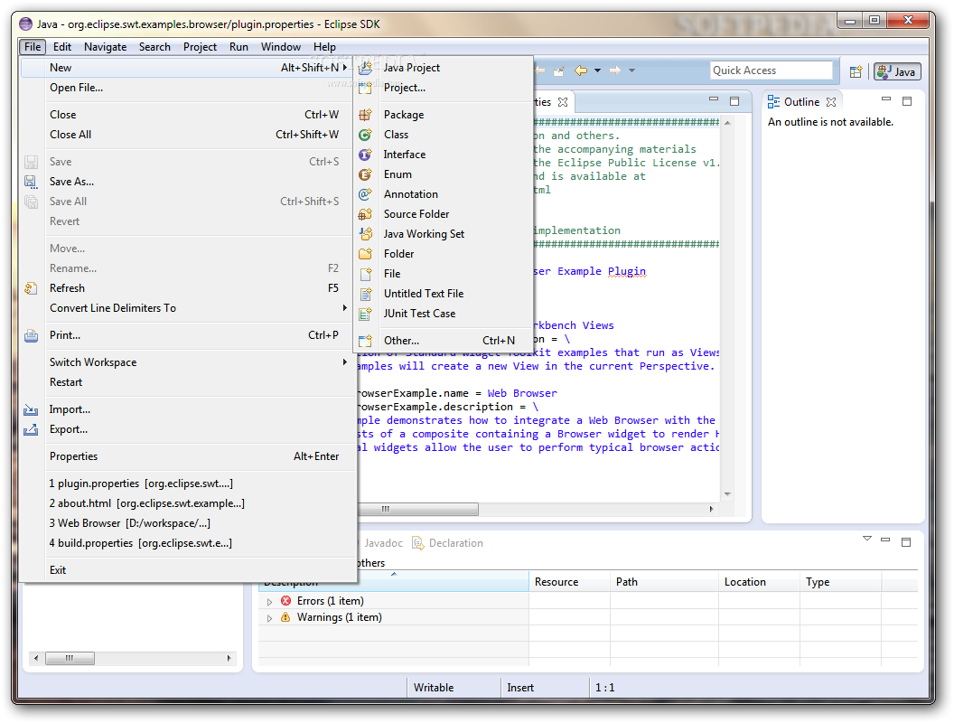 بيئة عمل للغة الجافا مفتوحة المصدر Eclipse SDK برامج كاملة