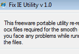 Fix IE Utility 1.0 poster