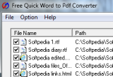 Free Quick Word to Pdf Converter 5.8 poster