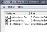 Free Word/Doc to Pdf Converter&Creator 5.8 poster