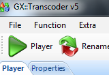 GX::Transcoder 5.0.2.844 Beta 10.7 / 3.20.44.3646 poster