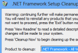 .NET Framework Cleanup Tool 6.0.3790.0 poster