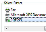 Pdf995 Printer Driver 14.2 poster