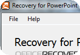 Recovery for PowerPoint 3.1 poster