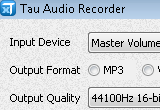Tau Audio Recorder 1.2 poster