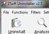 ZSoft Uninstaller 2.5 poster