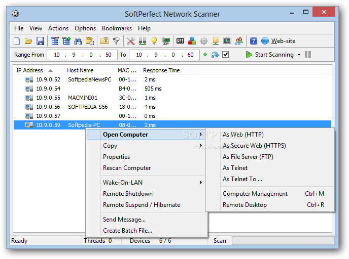 Softperfect network scanner 3.8 build 174 tgs